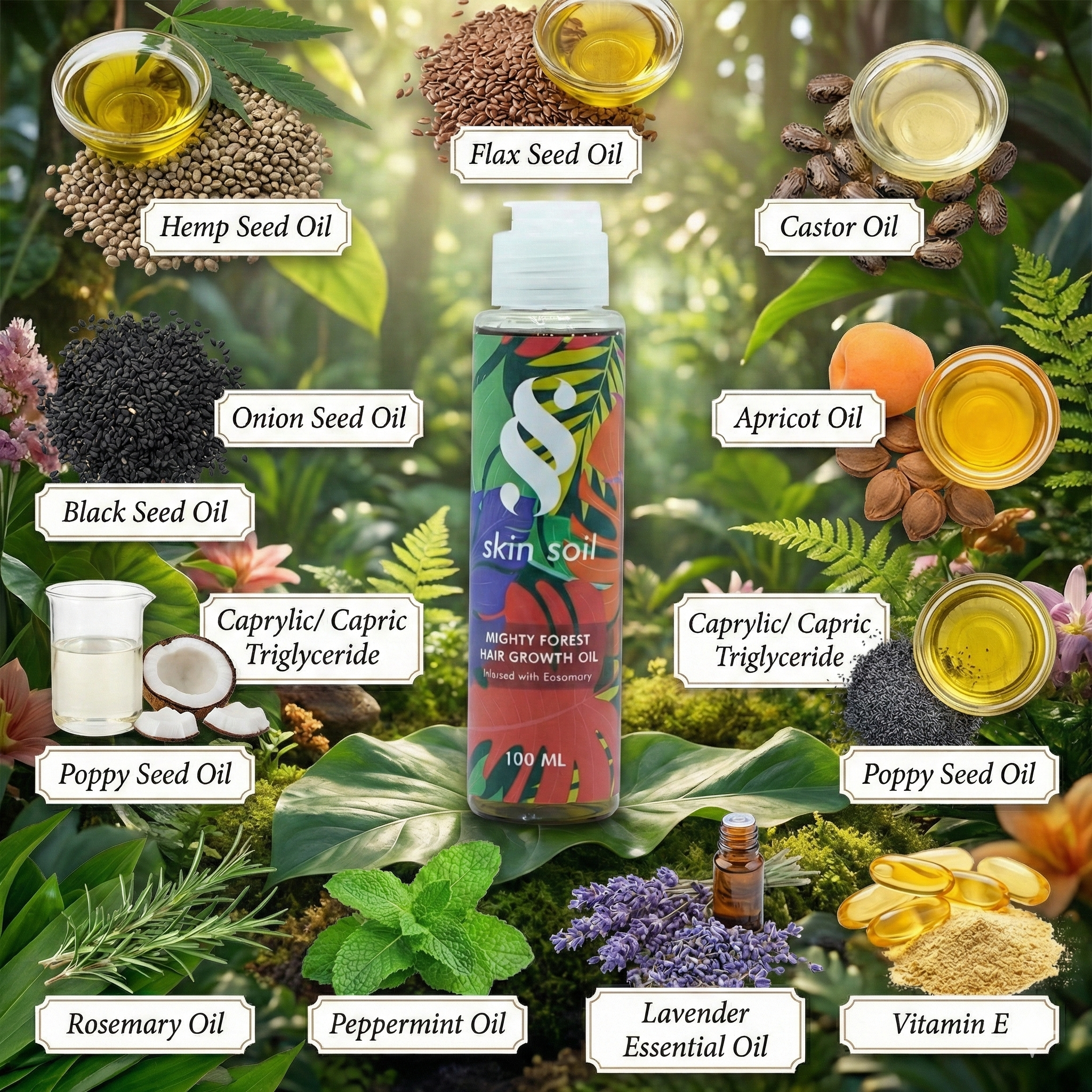 Mighty Forest Hair Growth Oil